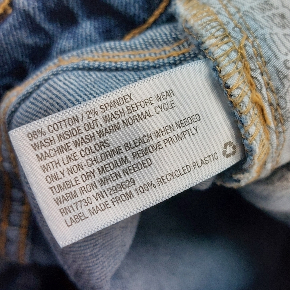 WILD FABLE JEANS WOMEN'S BLUE HIGHRISE STRAIGHT ANKLE DENIM PANTS SIZE 6 - Picture 6 of 8